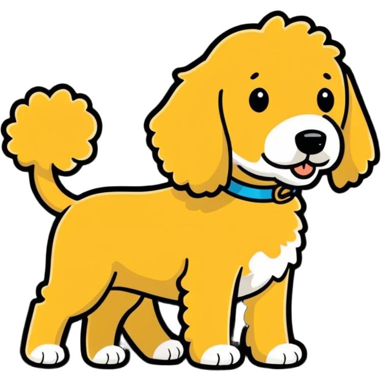 golden doodle  emoji