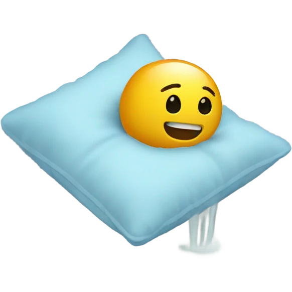 Pillow in bathtub  emoji