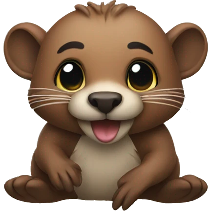 Winged beaver emoji