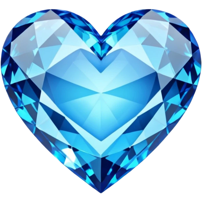 A heart full of blue diamonds  emoji