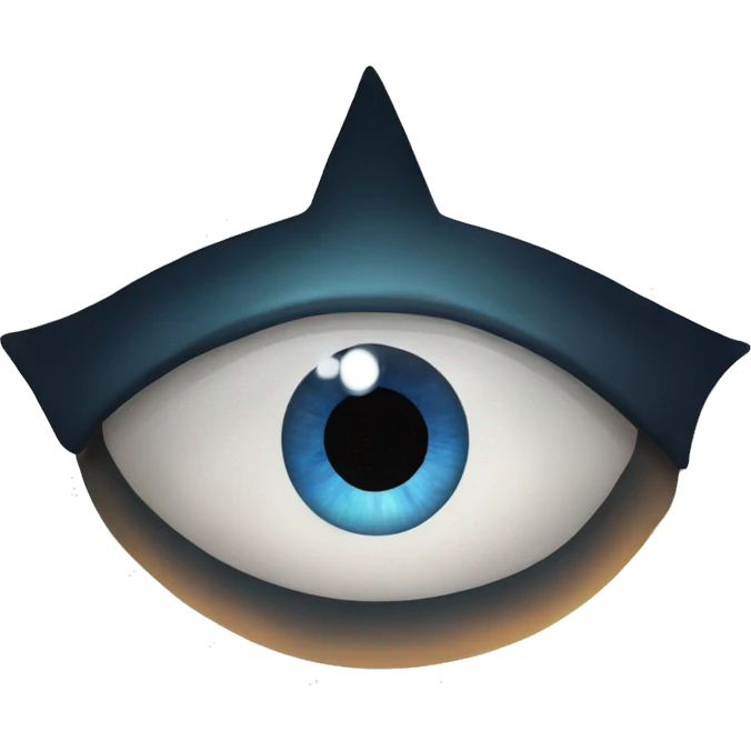 star eye emoji but just one eye emoji