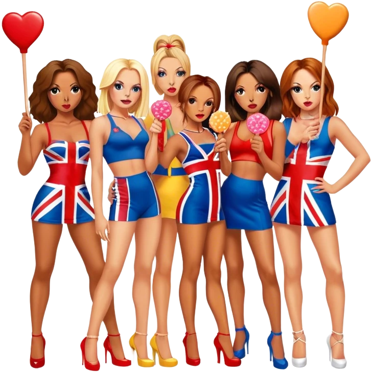 Spice girls, chupa chups lollipop emoji