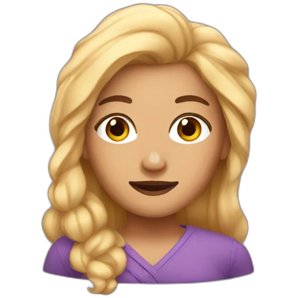 feminist with star in the hair emoji