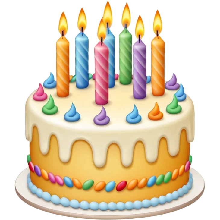 Birthday cake emoji