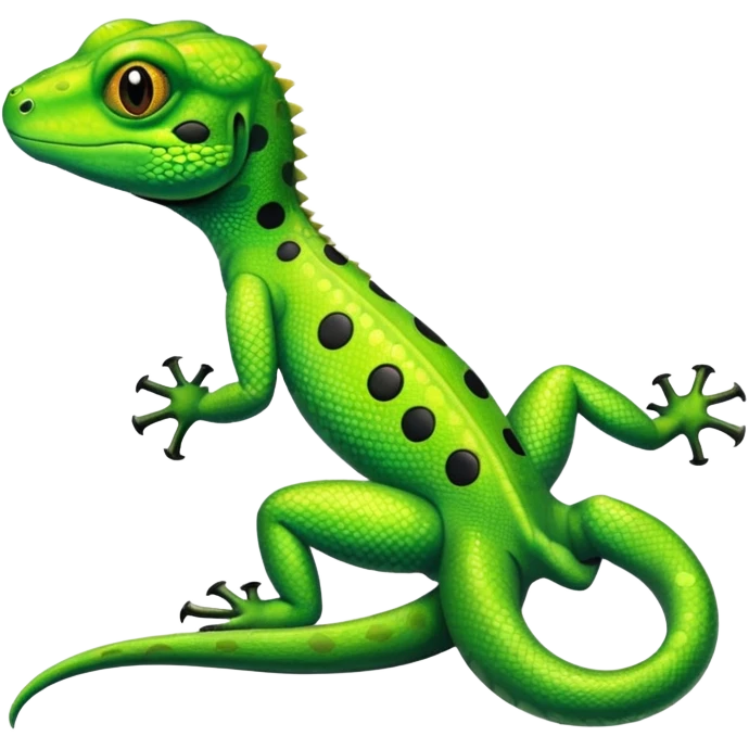 LIZARD which has some large dots on its back. looks like the one on the Hands on Machine learning with scikit learn&tensorflow book emoji
