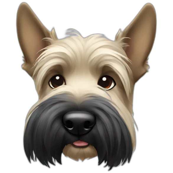 Scottish terrier bum emoji
