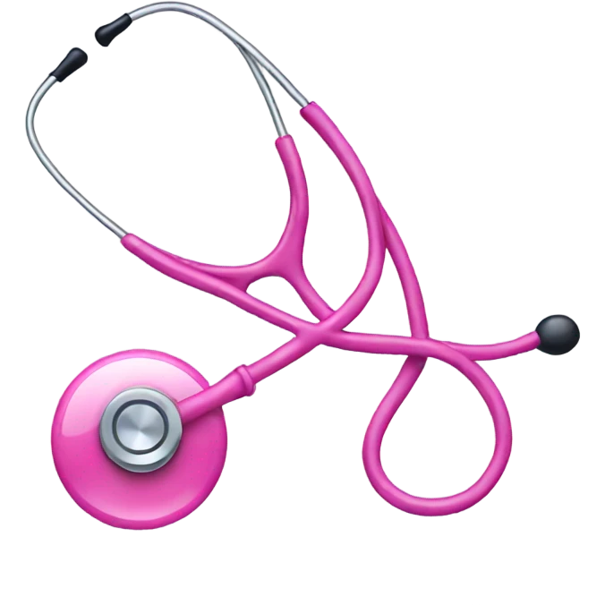 Pink Stethoscope  emoji