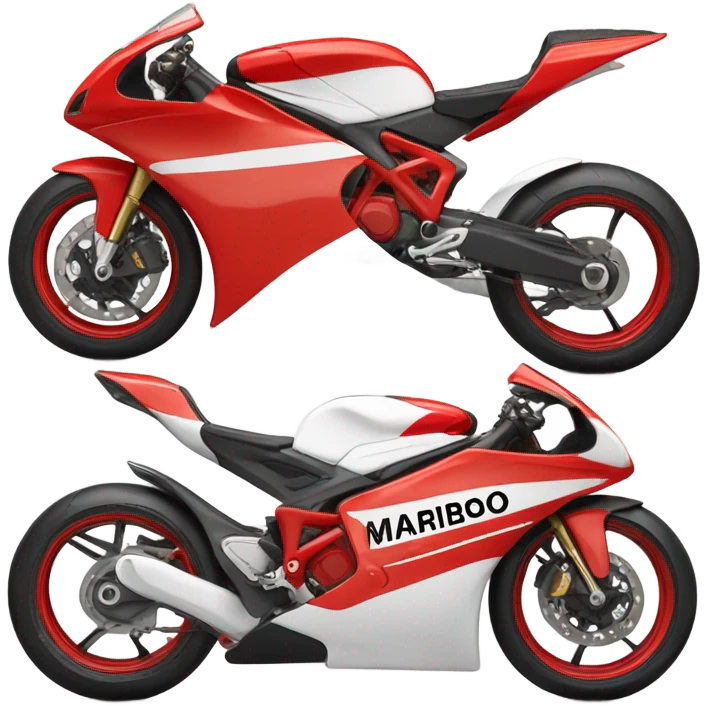 Marlboro sports bike  emoji
