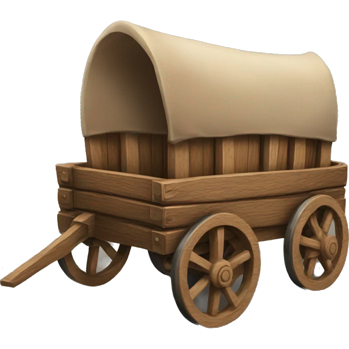 wooden wagon emoji