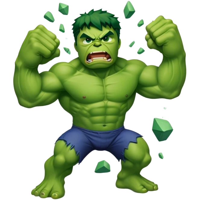 Hulk Smash emoji