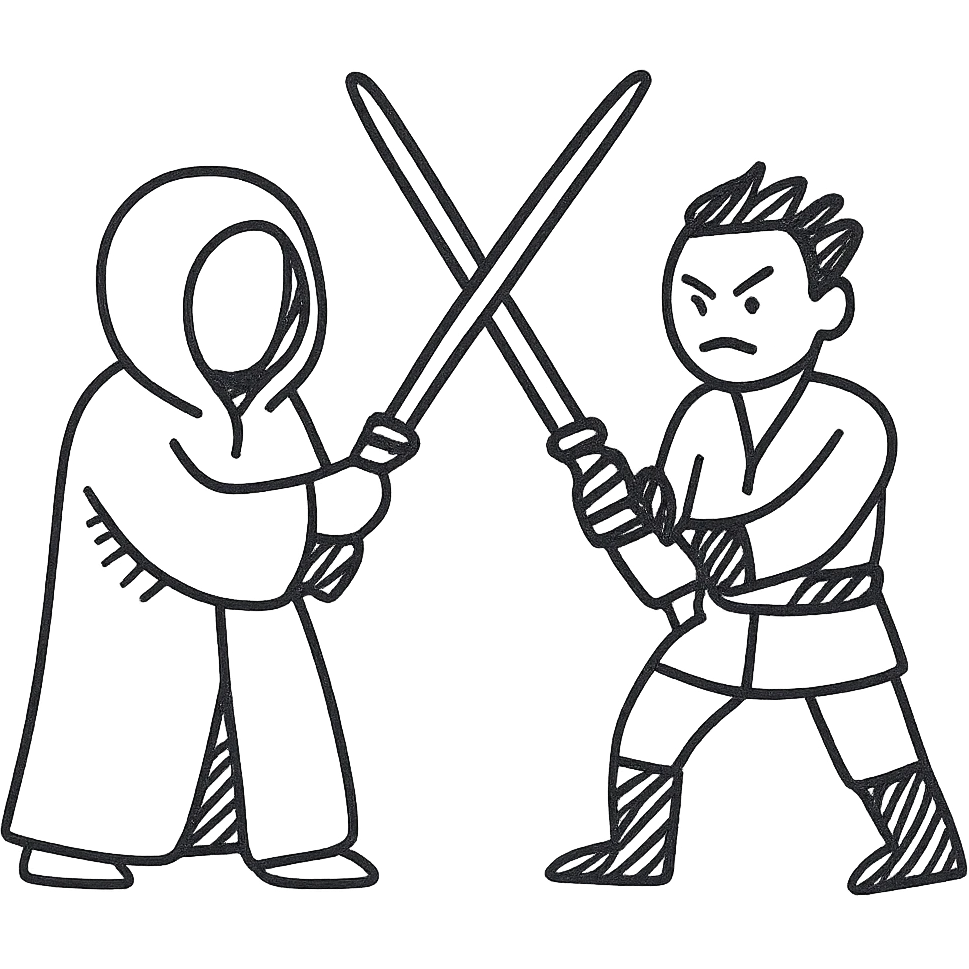 Jedi vs Sith emoji