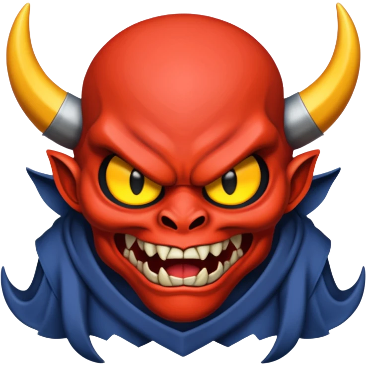 A 9/11 crash demon emoji