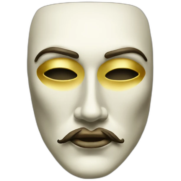 Masque dali emoji