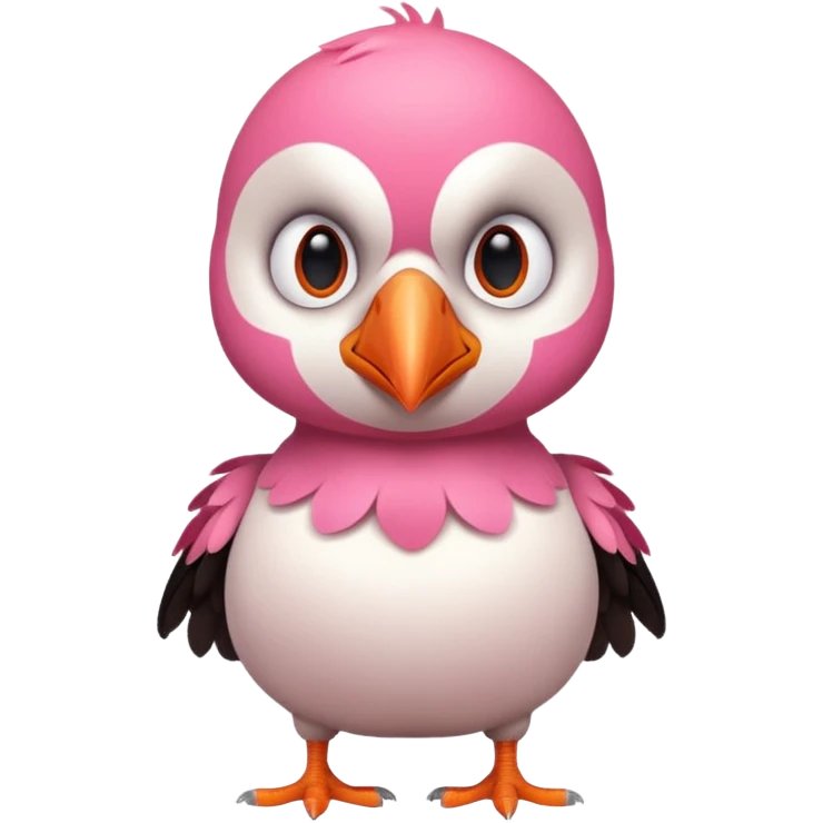 pink puffin angry emoji