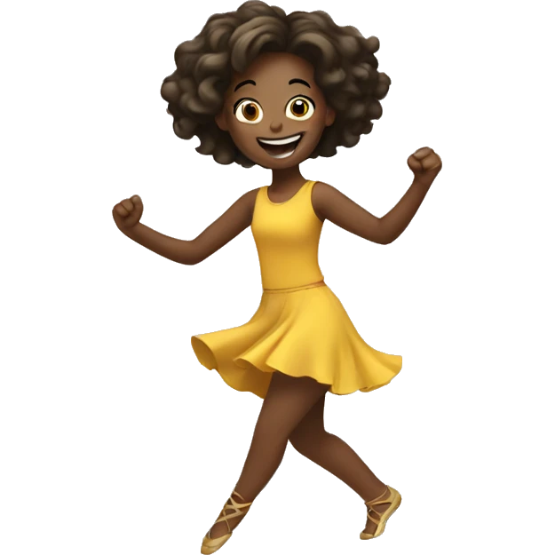 happy girl dancing emoji