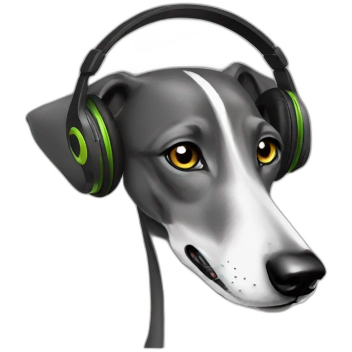Galgo-headphones emoji