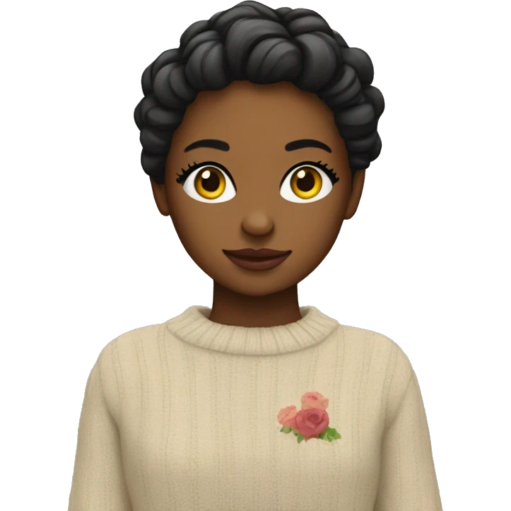 downtown girl sweater emoji