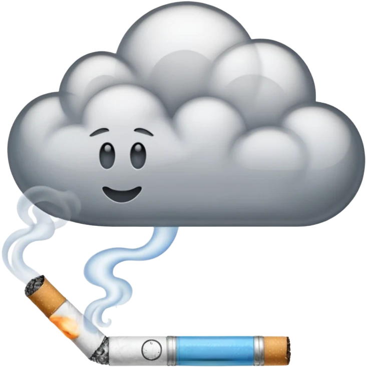 fumaça cigarro emoji