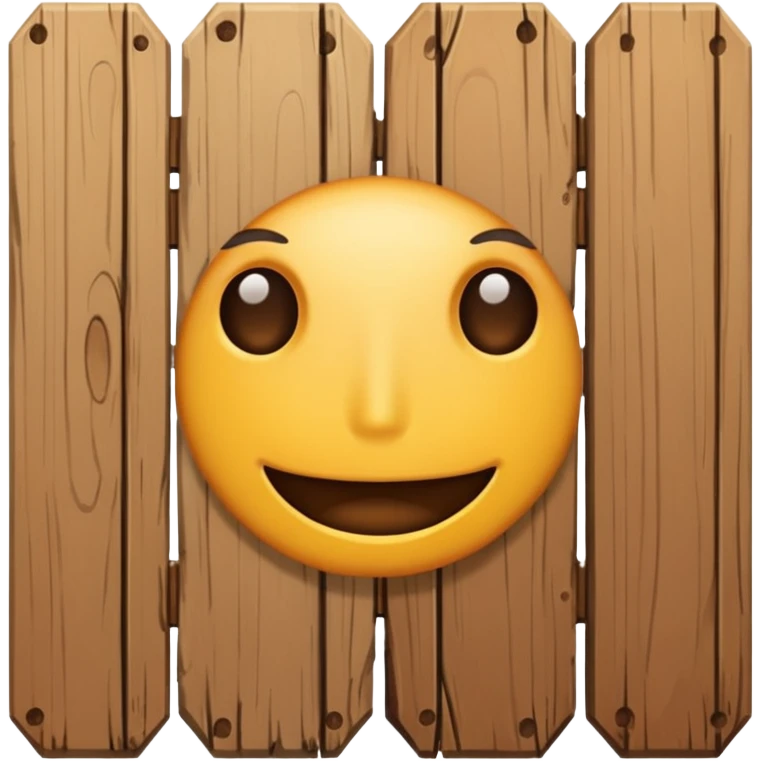 Wood plank emoji