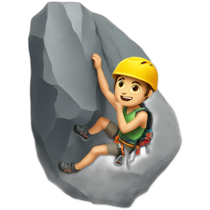 rock climbing emoji
