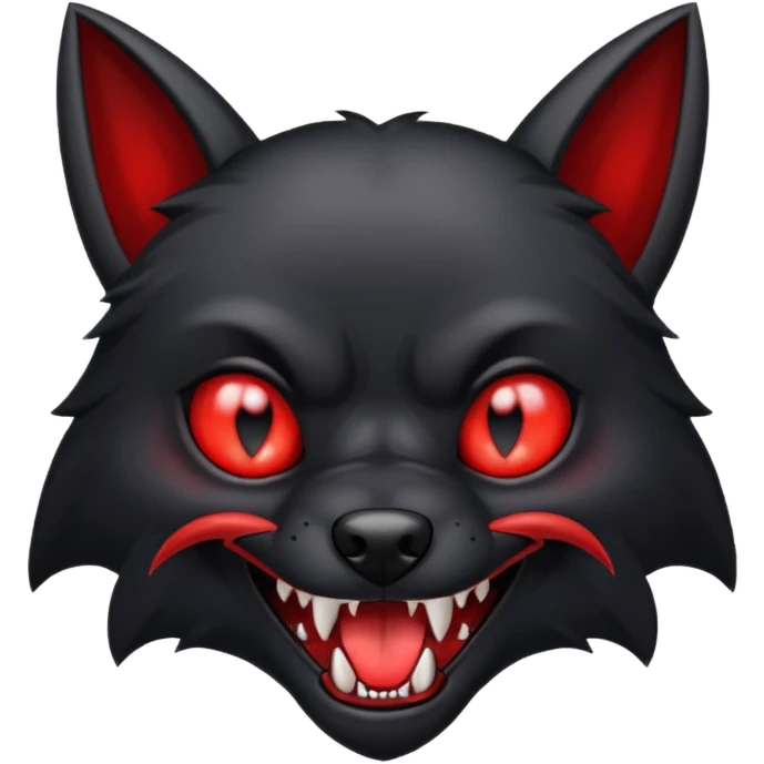 vampire dog emoji