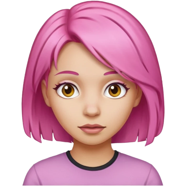 Mulher de cebolo rosa emoji