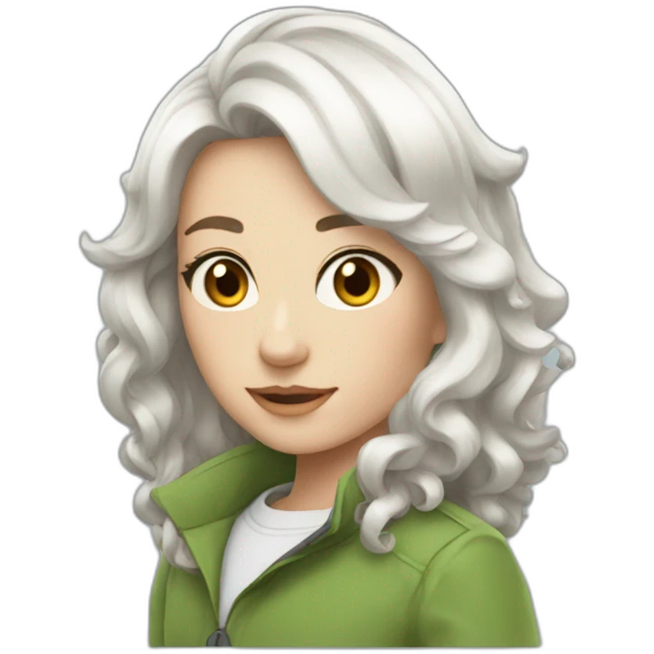 Verge blanche emoji