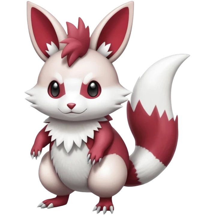 Shiny Furret-Minccino-Zangoose-Hybrid (Full body) emoji