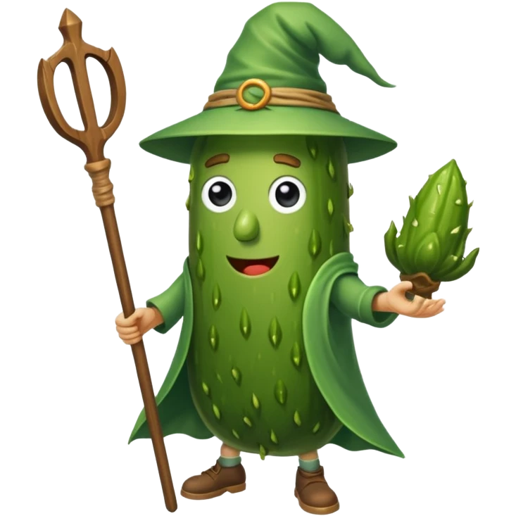 Pickle wizard emoji