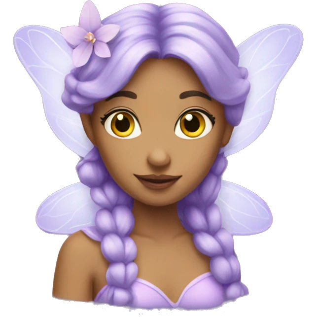 lilac fairy emoji