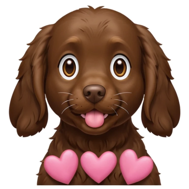 Boykin spaniel blowing kisses  emoji