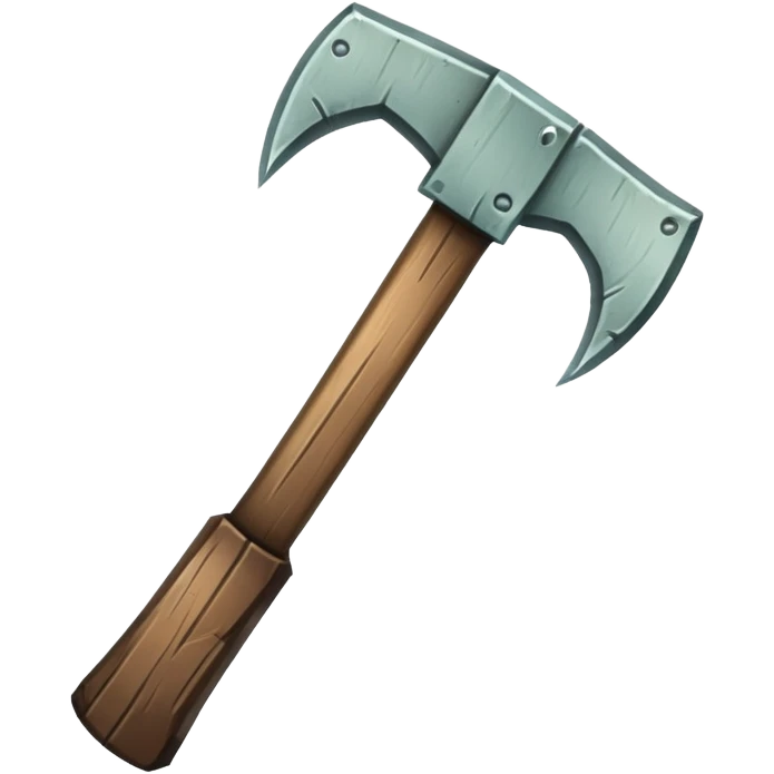 Minecraft pickaxe emoji