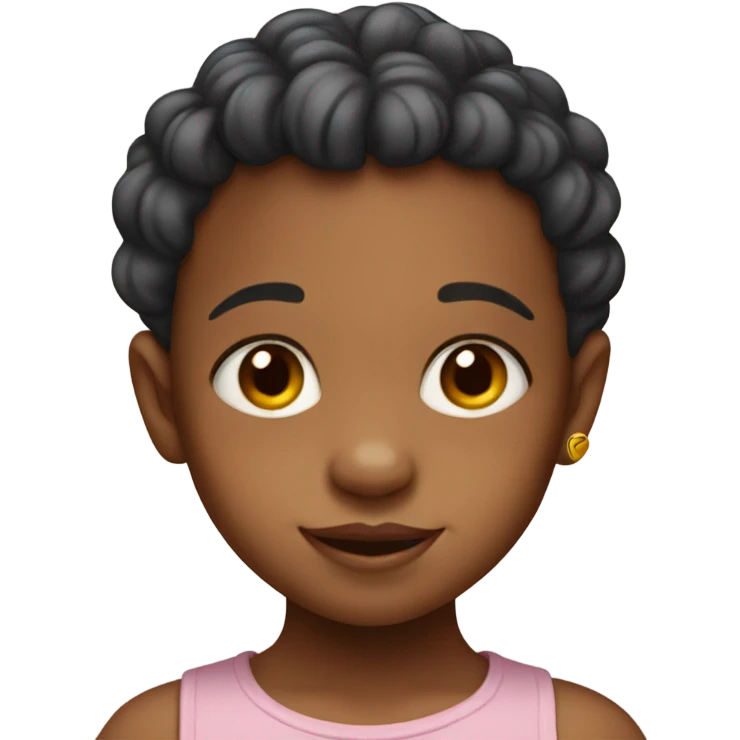 mixed baby with bug ears like dumbo emoji