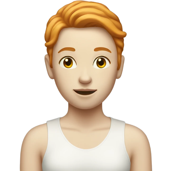 pale ginger lesbian emoji
