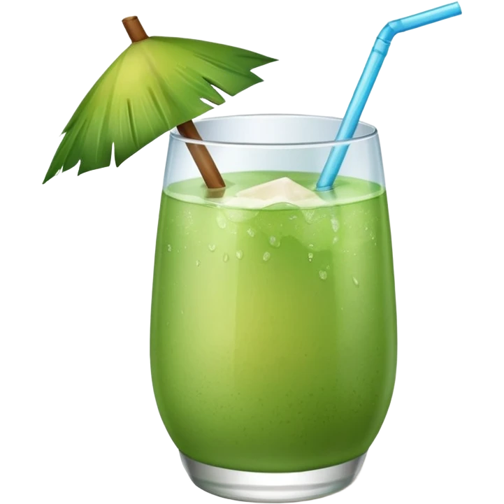 Green Coconut water emoji