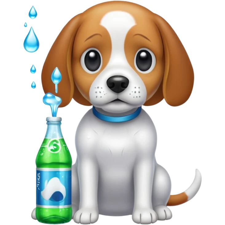 ghost beagle with sprite  emoji