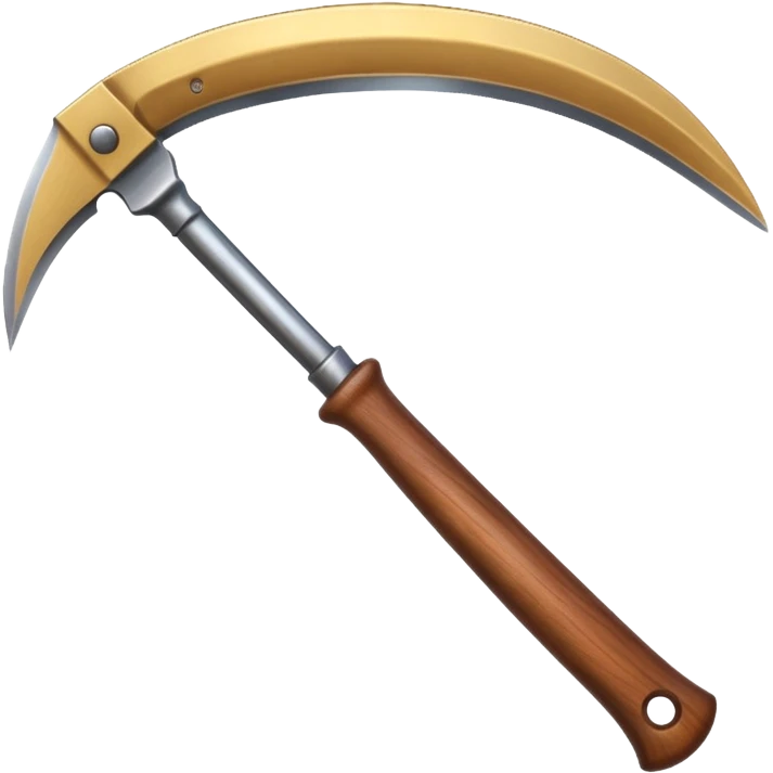 The sickle used by farmers emoji