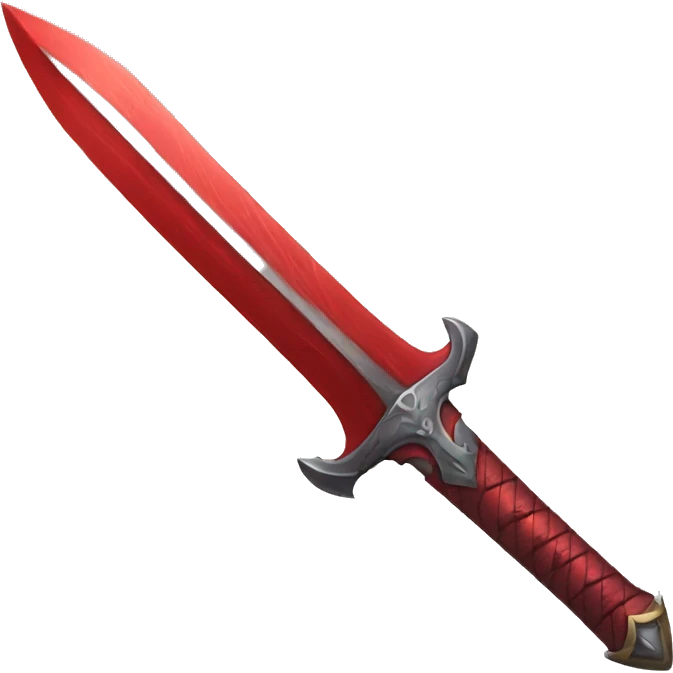 red sword emoji