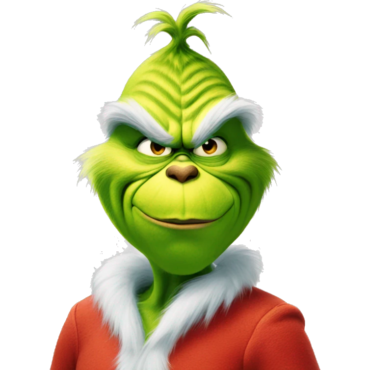 The grinch  emoji