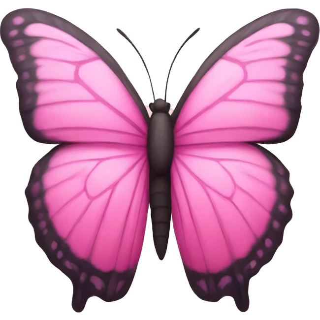 Pink butterfly  emoji