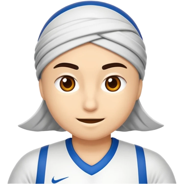 Arkasında 7 yazan bir forma emoji