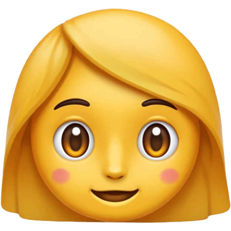 یه استیکر انیمه مانند که داره فکر میکنه پرده سبز باشه  emoji