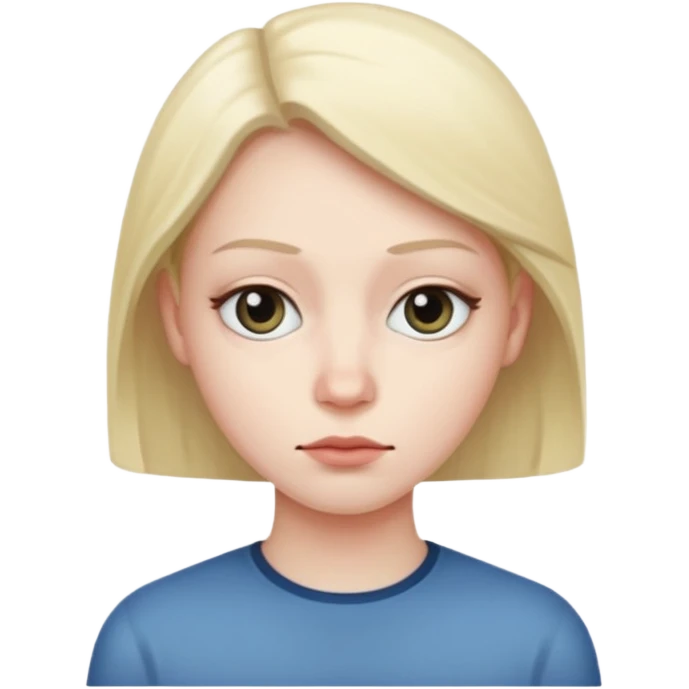 side eye with straight face emoji