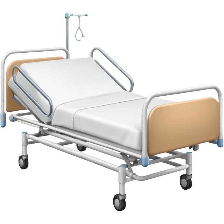 A hospital bed emoji