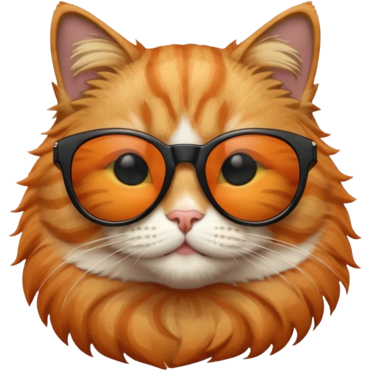 Cat wearing sunglasses emoji