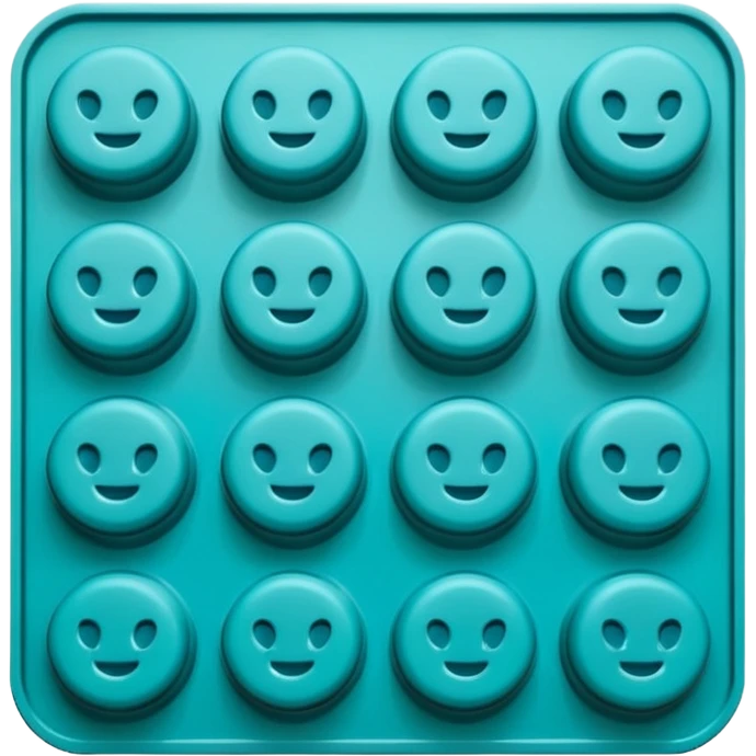Silicone cake mold emoji