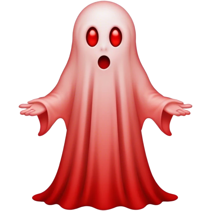 red ghost emoji