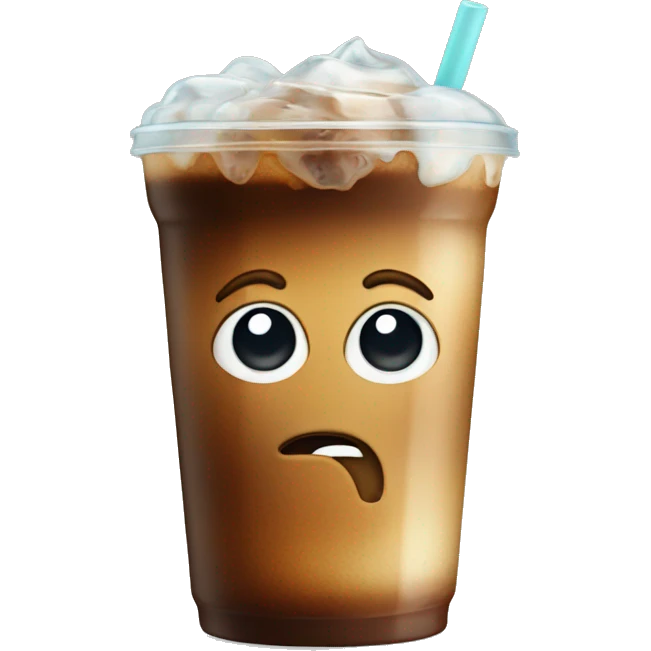 iced coffe emoji