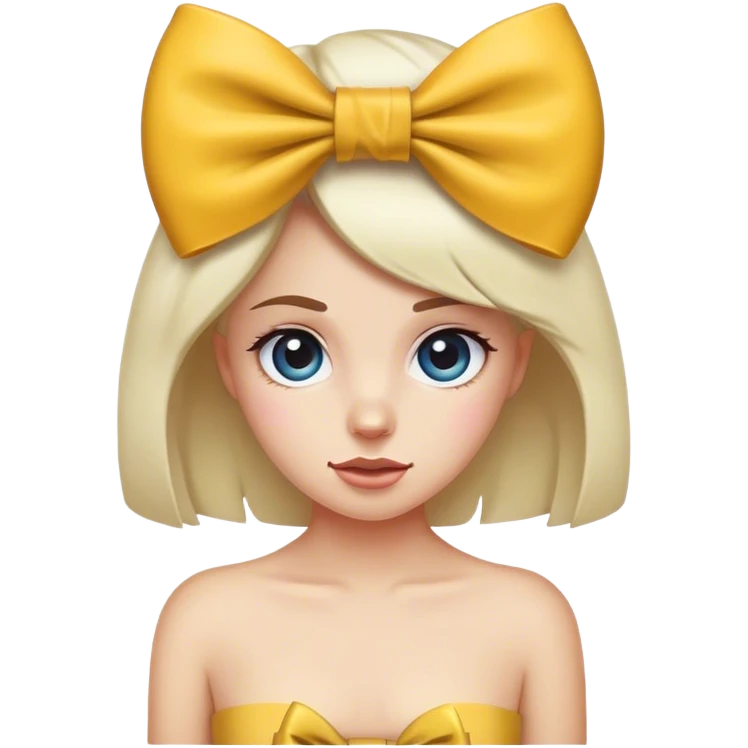 Aussie with a bow emoji