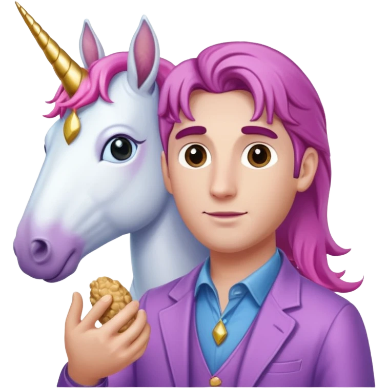 Simon B, peanuts, unicorn emoji